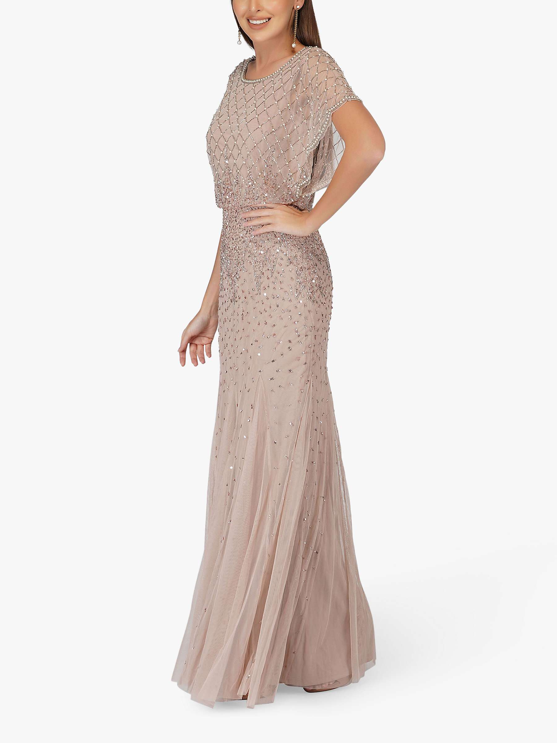 Buy Lace & Beads Nayo Embellished Maxi Dress Online at johnlewis.com