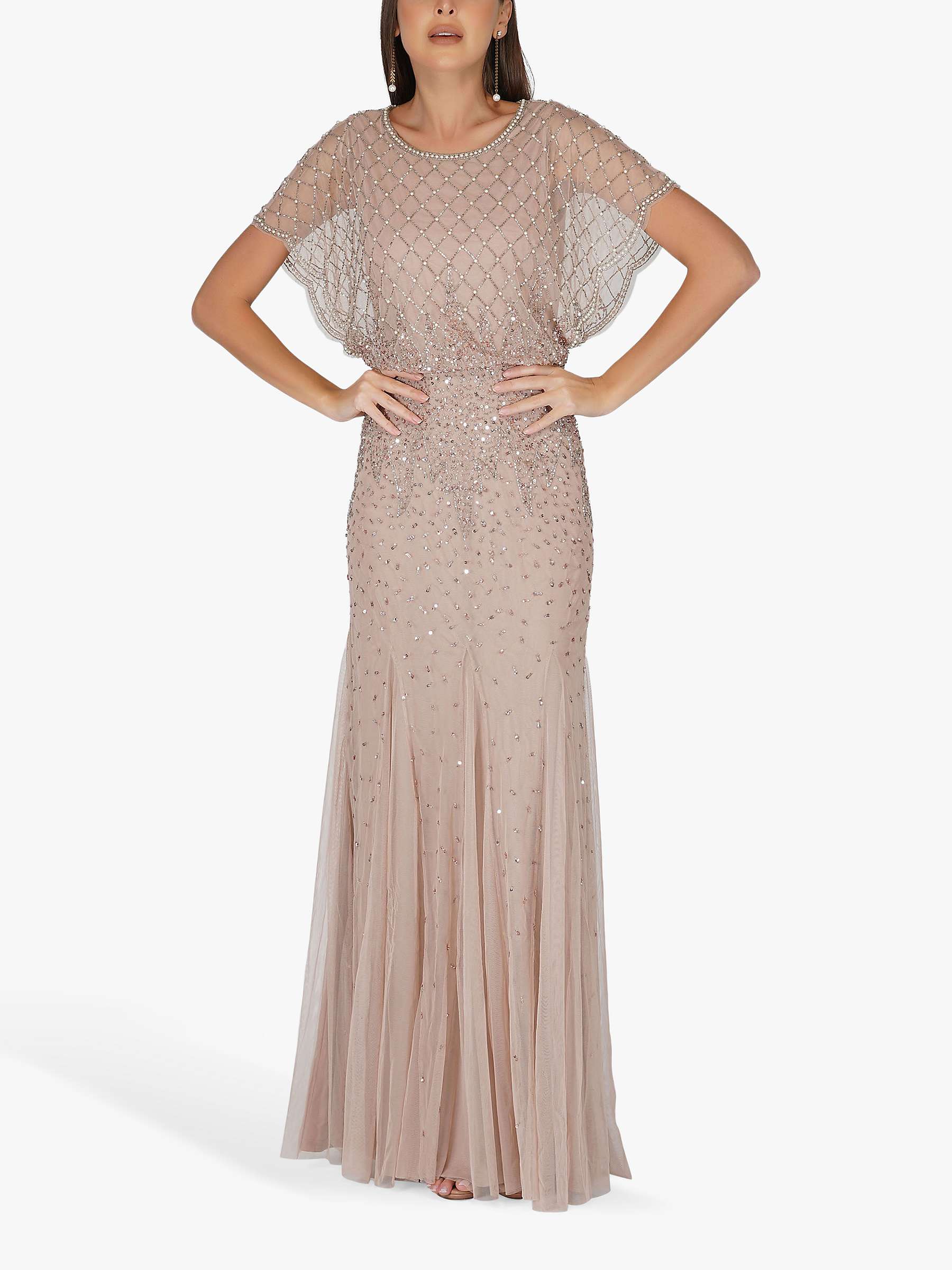 Buy Lace & Beads Nayo Embellished Maxi Dress Online at johnlewis.com