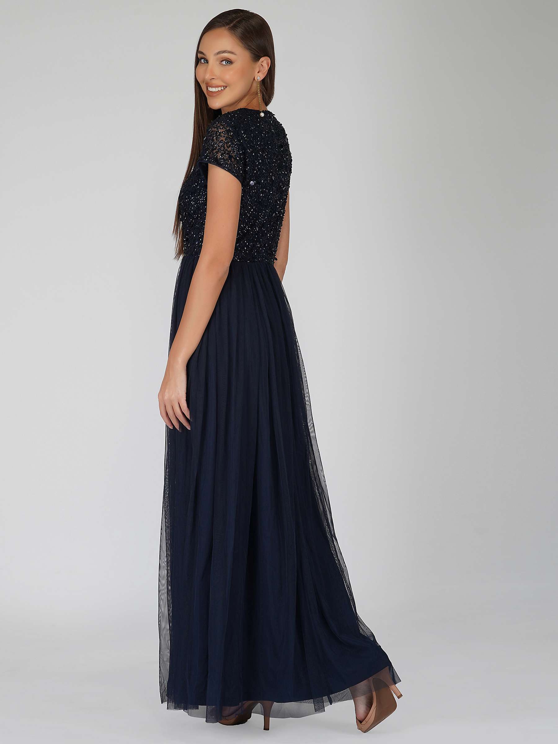 Buy Lace & Beads Picasso Embellished Bodice Maxi Dress Online at johnlewis.com