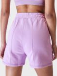 Sweaty Betty After Class Plain Jersey Shorts, Prism Purple