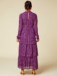 Aspiga Hettie Midi Dress, Purple/Multi
