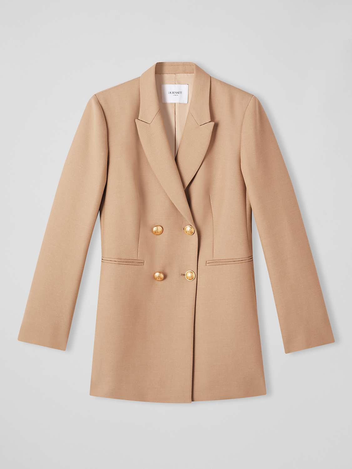 Buy L.K.Bennett x Ascot Collection: Mariner Double Breasted Blazer Online at johnlewis.com