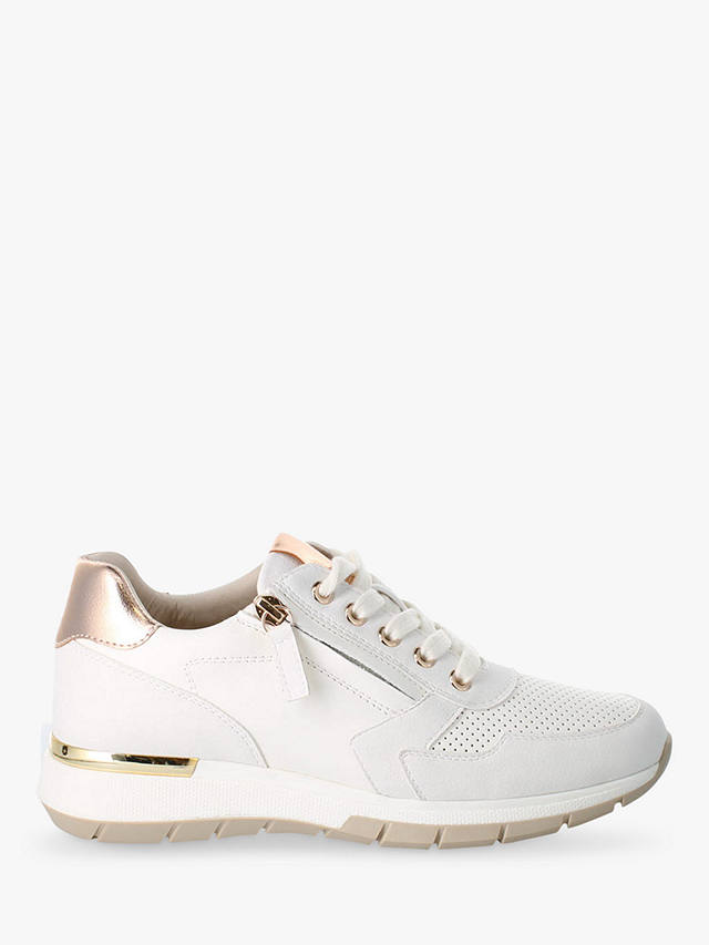 Josef Seibel Emilia 01 Casual Shoes, White/Gold