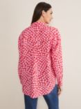 Phase Eight Darcie Heart Shirt, Red/Pink