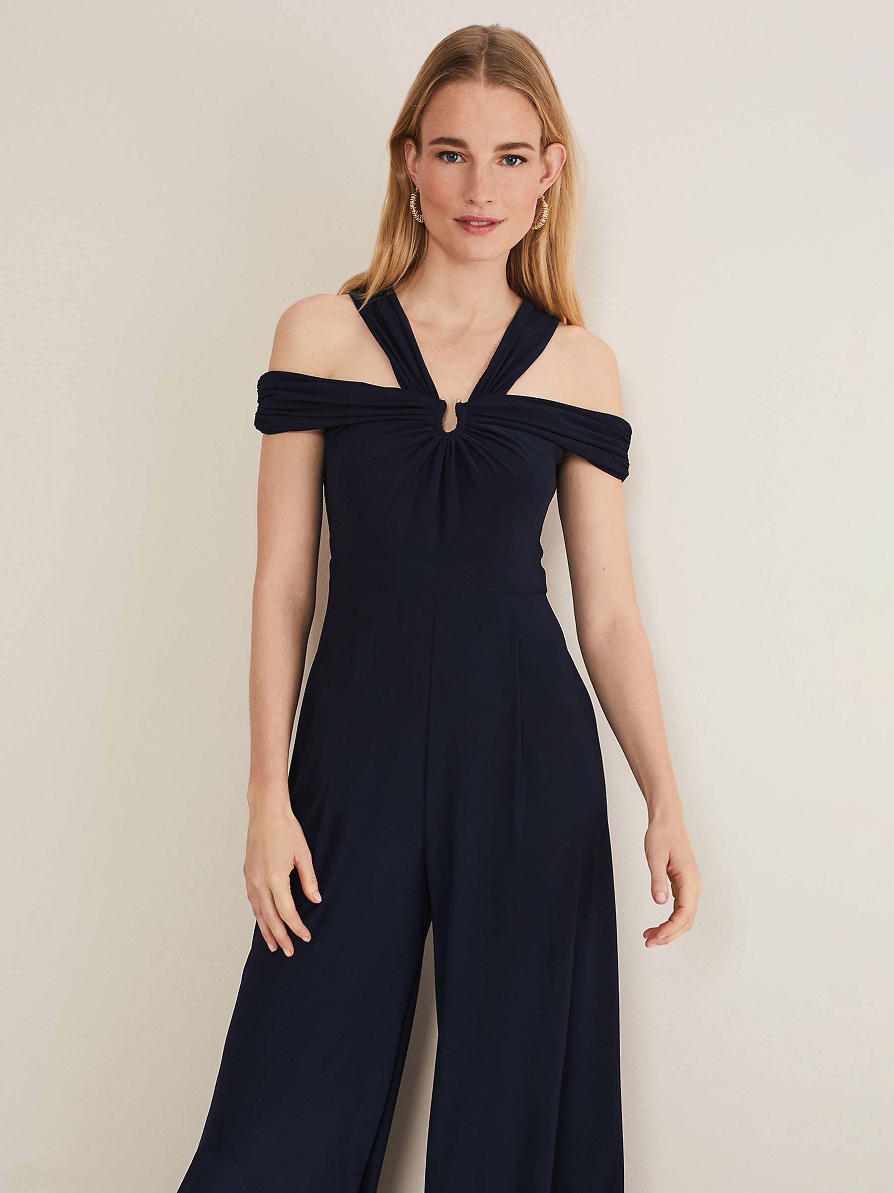 Buy Phase Eight Dulce Jumpsuit, French Navy Online at johnlewis.com