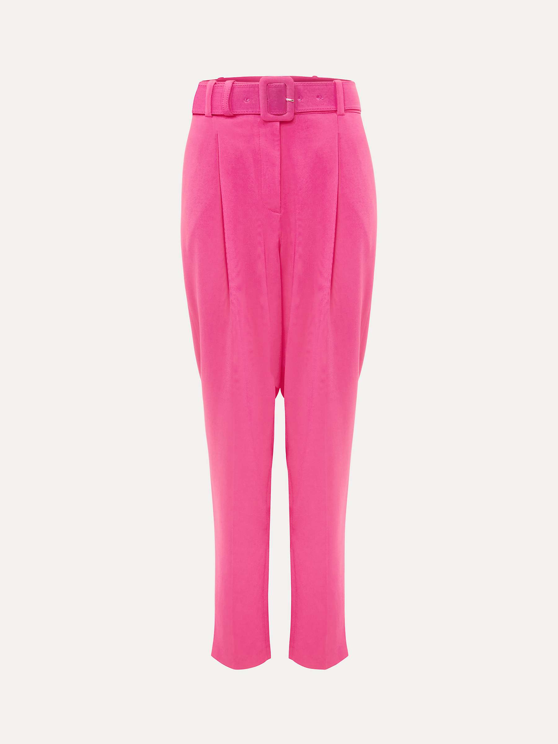 Buy Phase Eight Adria Tailored Belted Trousers, Hot Pink Online at johnlewis.com
