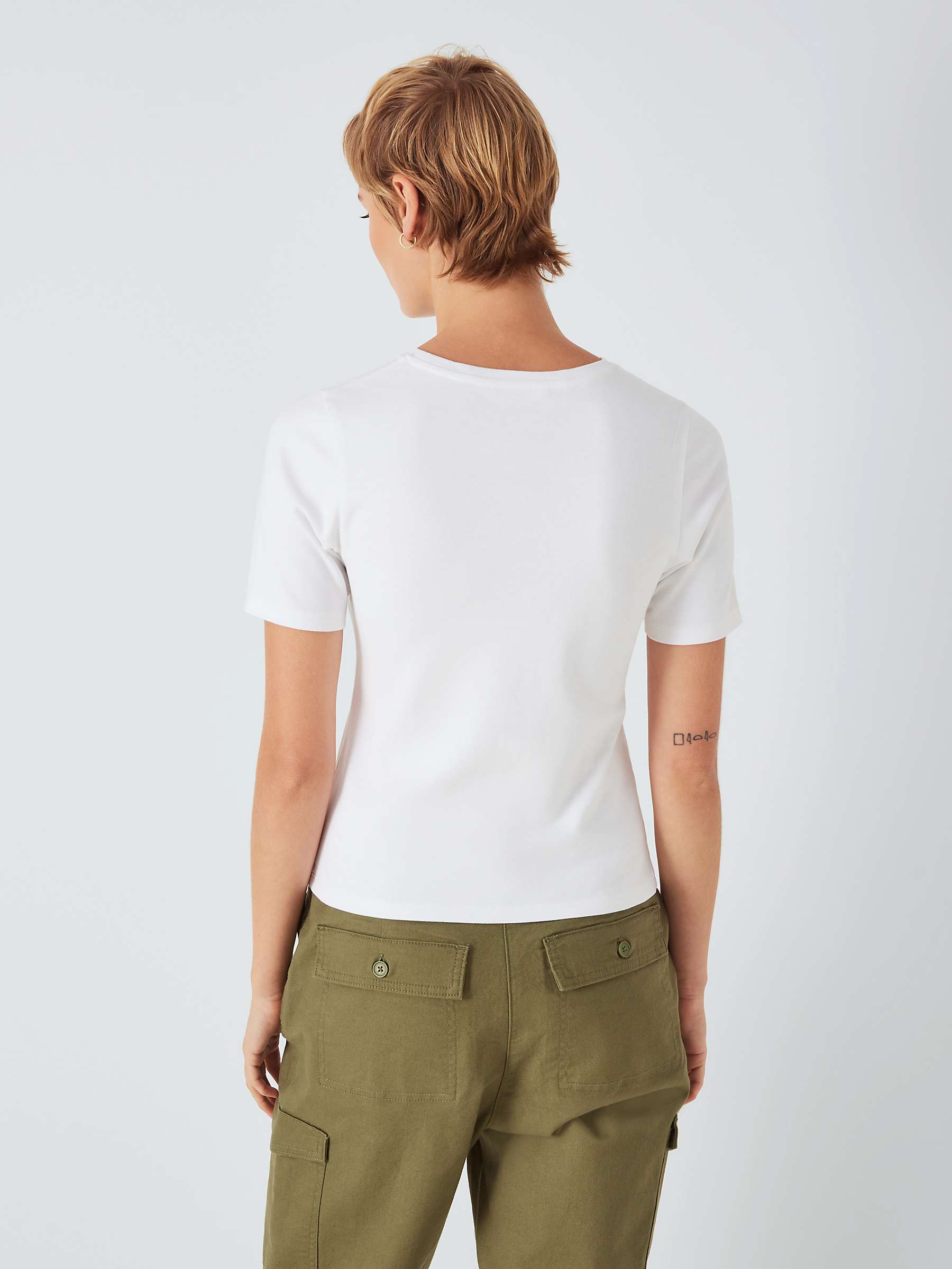 Buy John Lewis ANYDAY Plain Slim Fit T-Shirt Online at johnlewis.com
