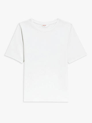 John Lewis ANYDAY Plain Slim Fit T-Shirt, White