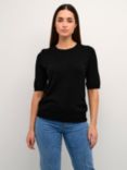 KAFFE Lizza Short Sleeve Knitted Top