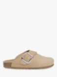 Celtic & Co. Suede Buckle Clogs, Camel