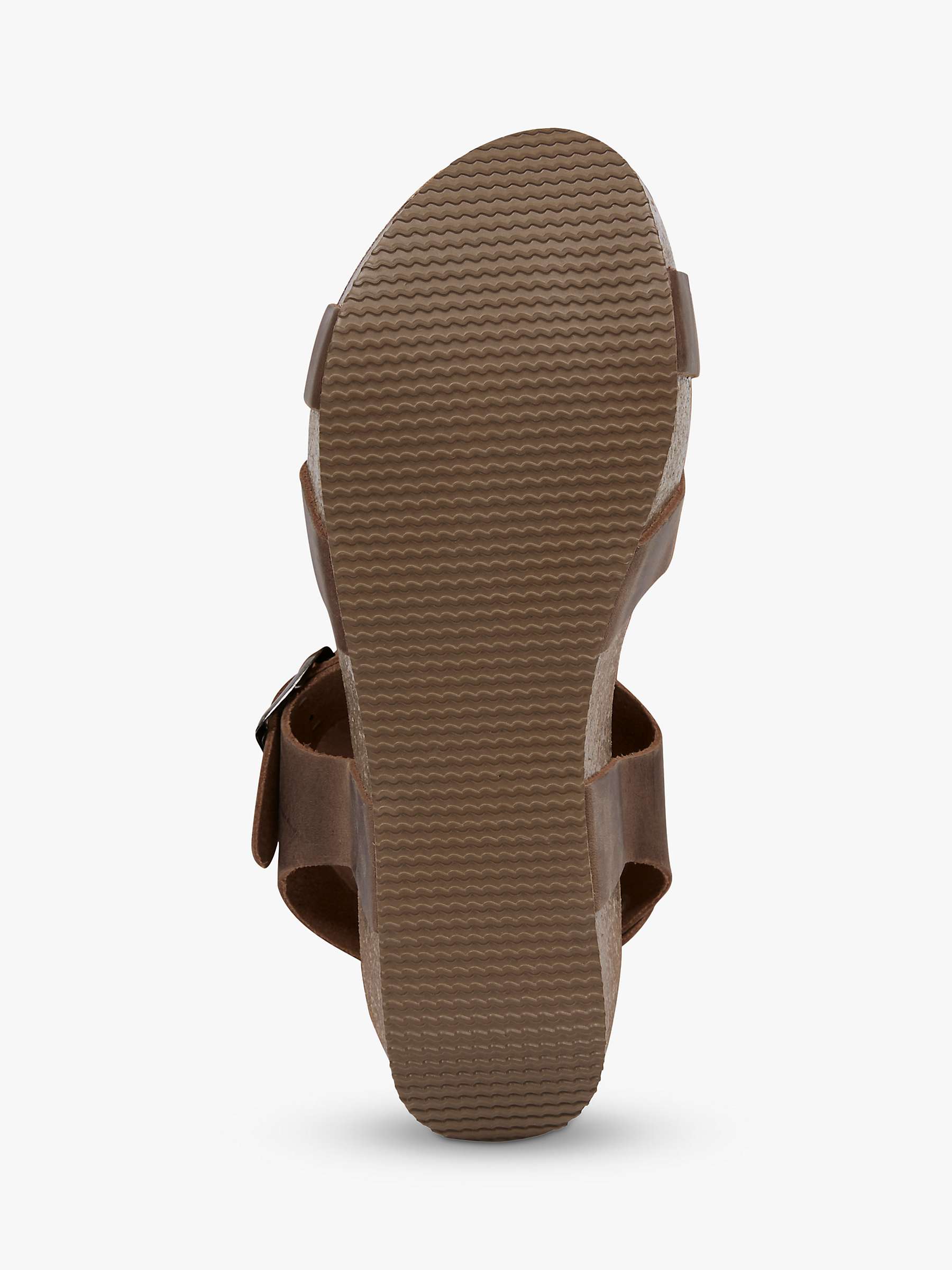 Buy Celtic & Co. Leather Crossover Wedge Heel Sandals Online at johnlewis.com
