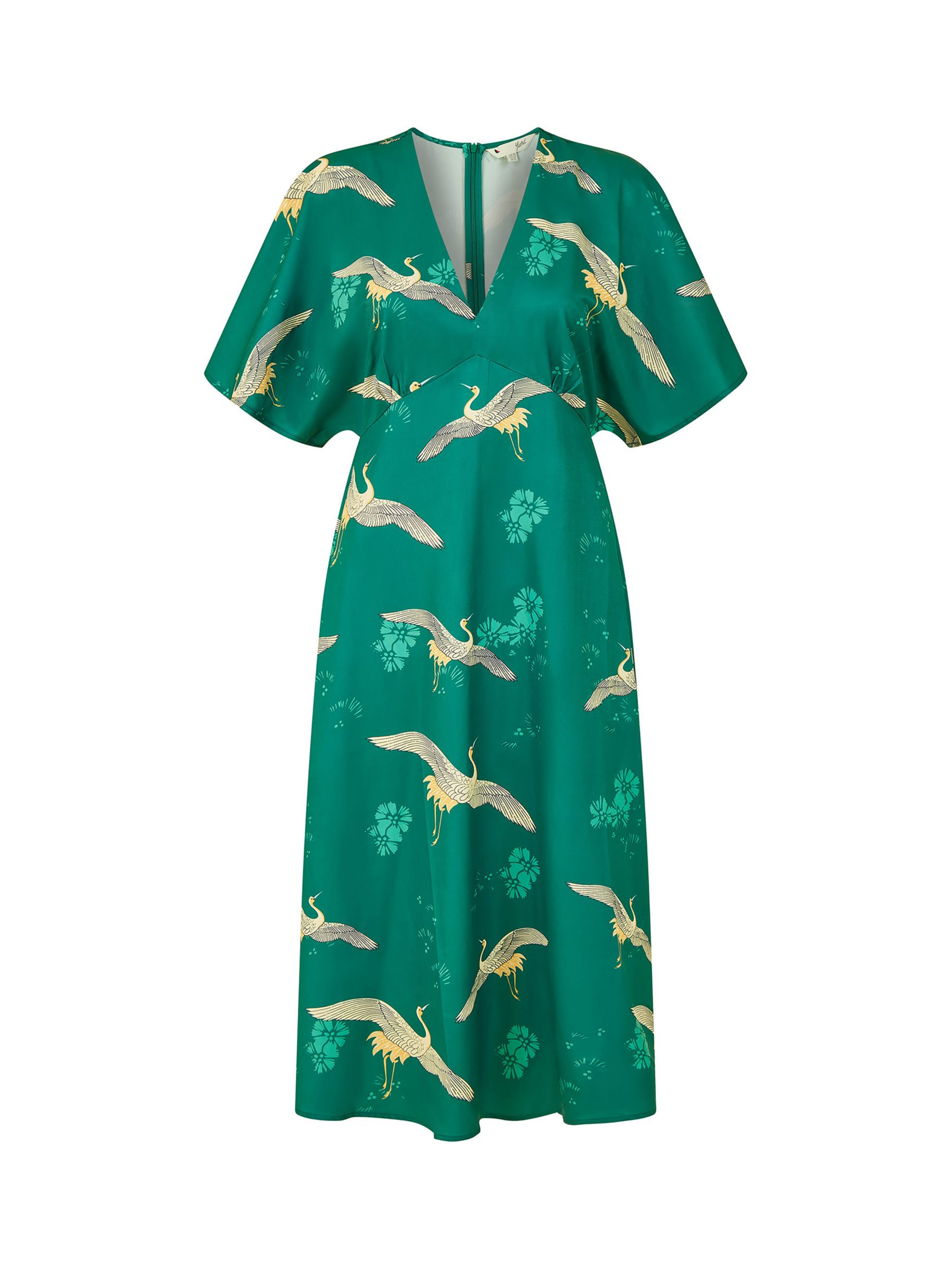 Buy Yumi Bird Print Kimono Midi Dress Online at johnlewis.com