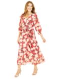 Yumi Blossom Print Wrap Midi Dress