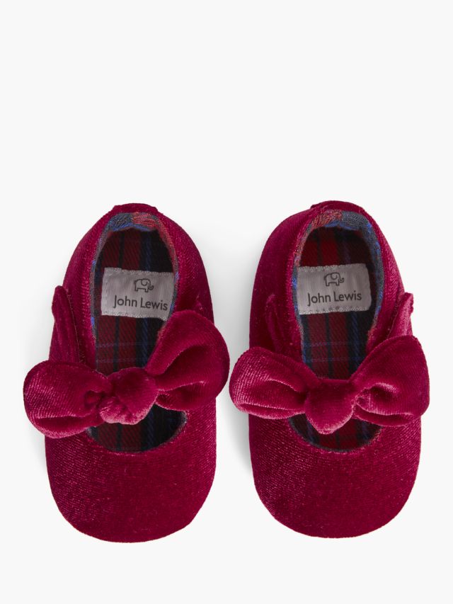 Red velvet baby on sale shoes