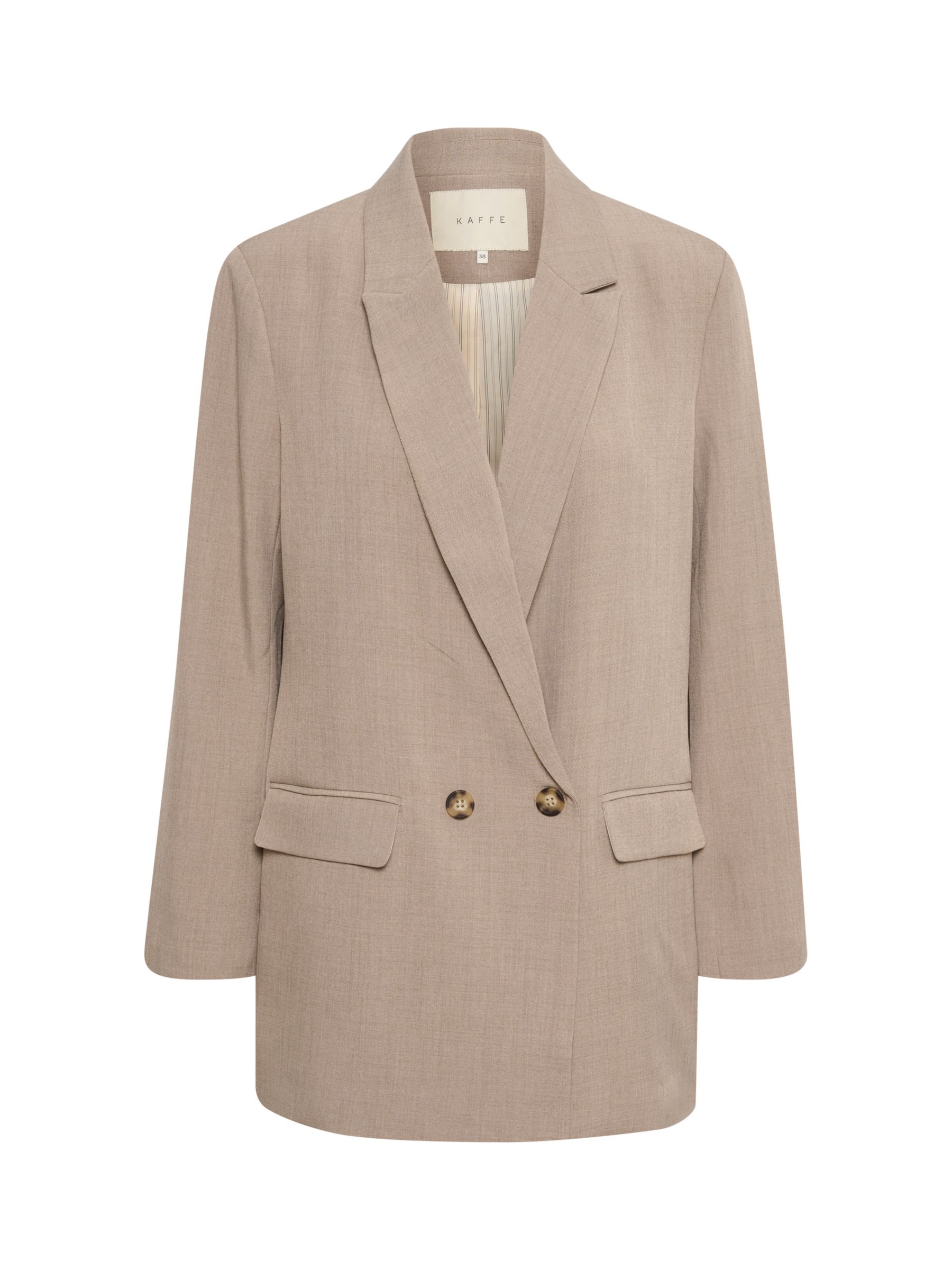 KAFFE Pitia Blazer, Neutral at John Lewis & Partners