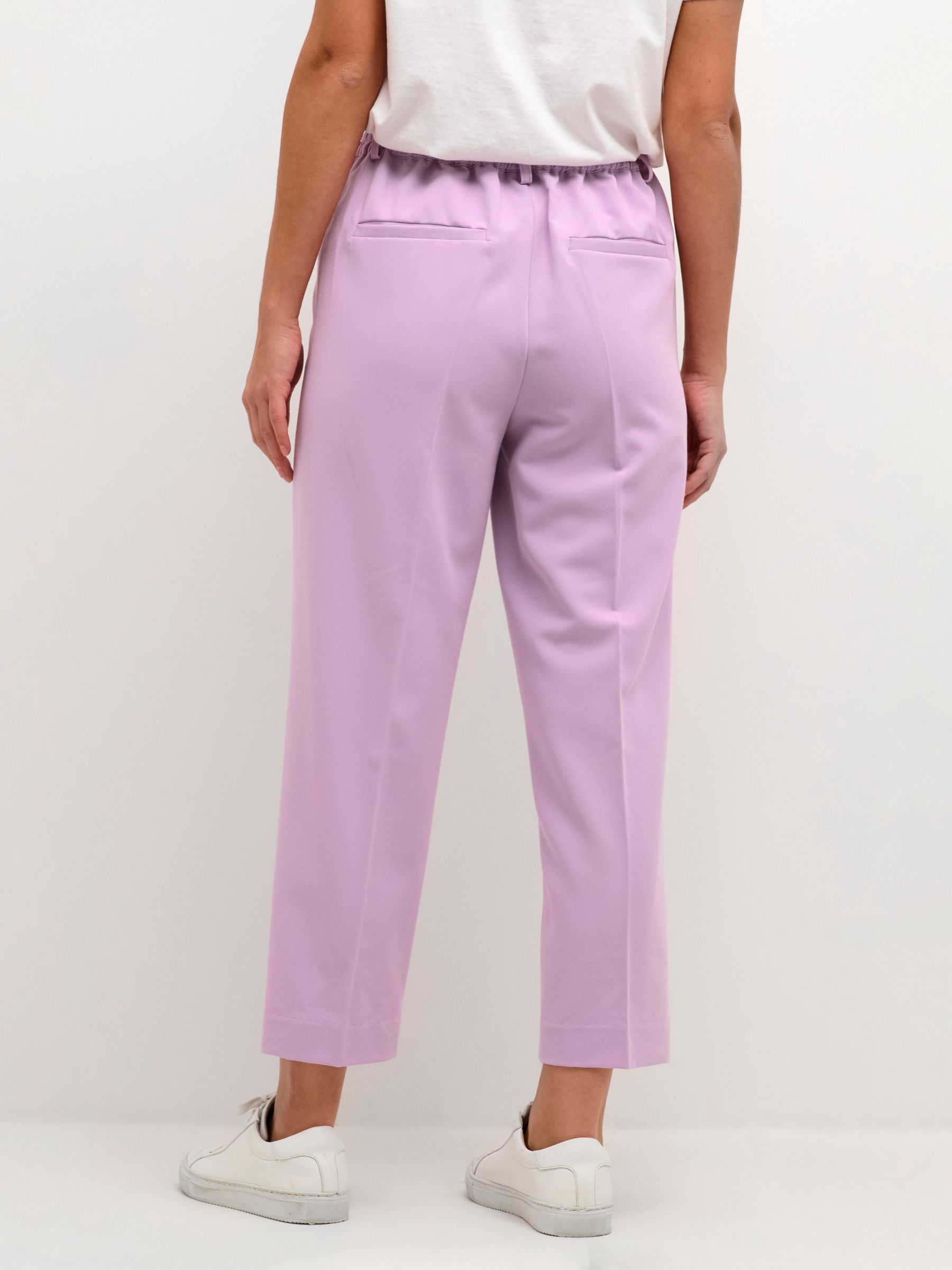 KAFFE Sakura Cropped Trousers, Lupine, 6