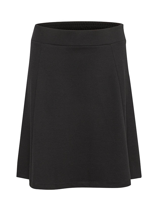 KAFFE Jolen Jersey Skirt, Black, Black