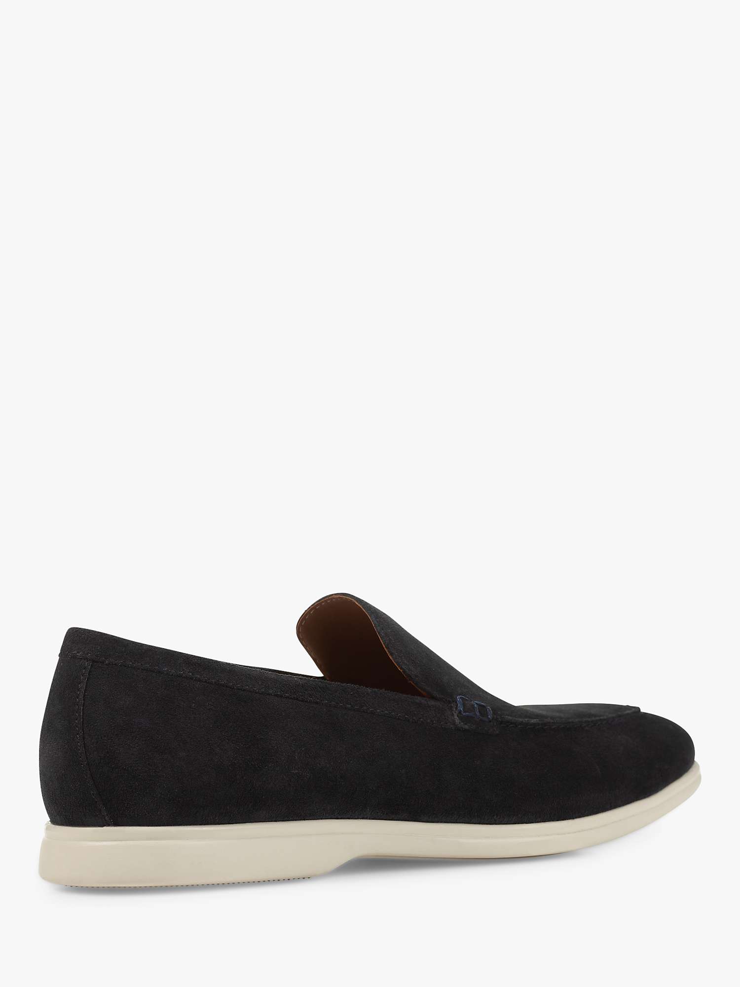 Geox Venzone Suede Loafers, Navy at John Lewis & Partners