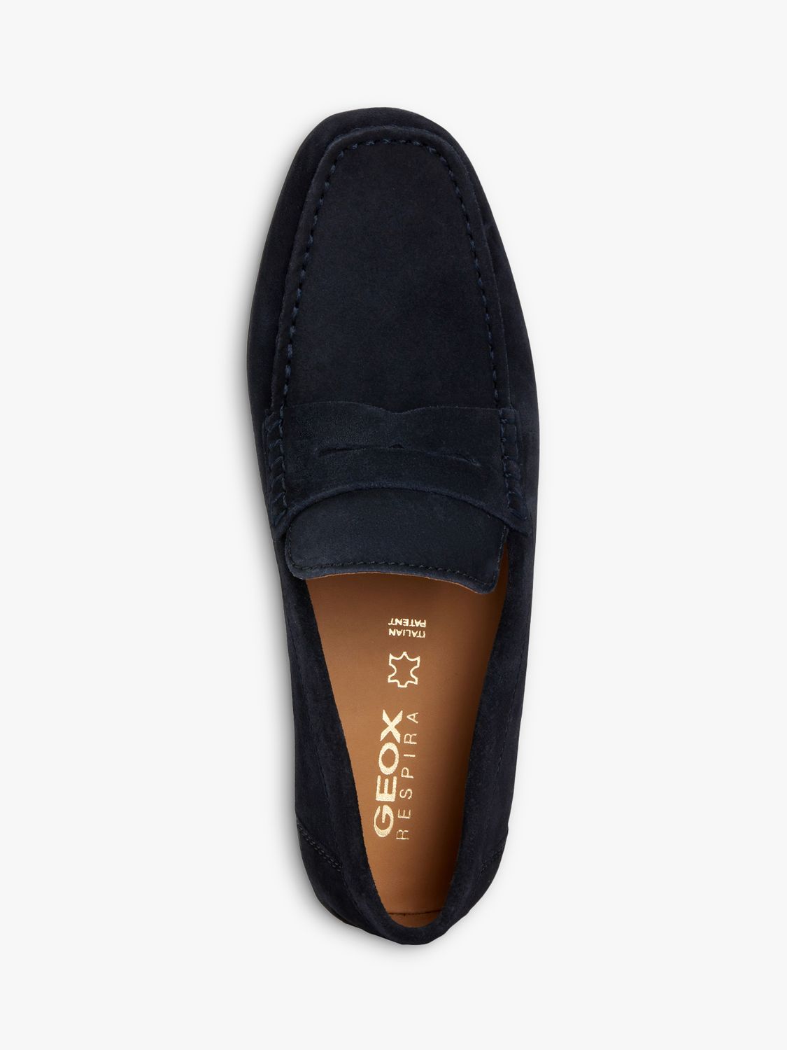 Geox Kosmopolis + Grip Suede Leather Loafers at John Lewis & Partners