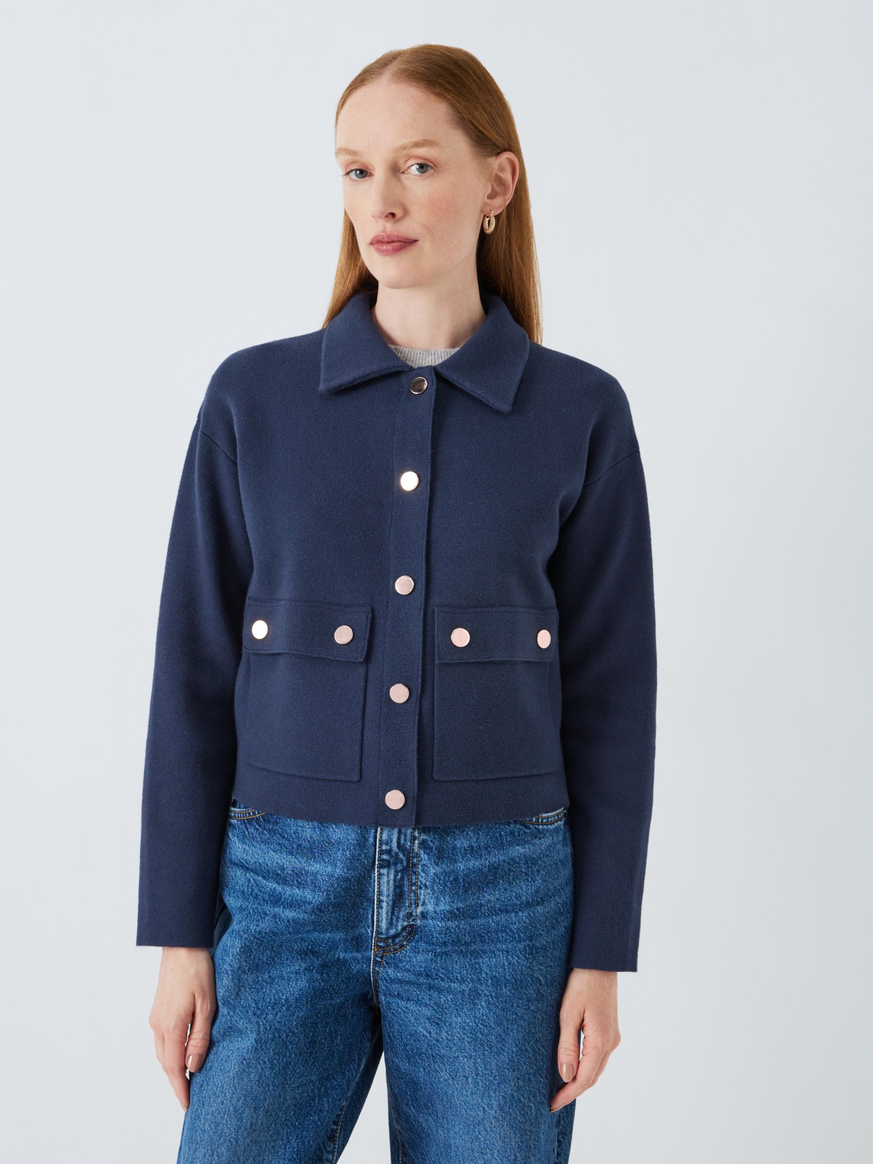 Mossimo Womens Winter Coat - UK 14 - Blue 17 Vintage Clothing