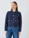 John Lewis Knit Jacket, Navy