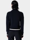 Sweaty Betty Modern Half Zip Jumper, French Navy Blue