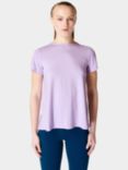 Sweaty Betty Focus Training T-Shirt, Prism Purple