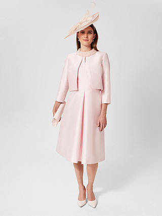 Hobbs Marcella Jacket, Pale Pink