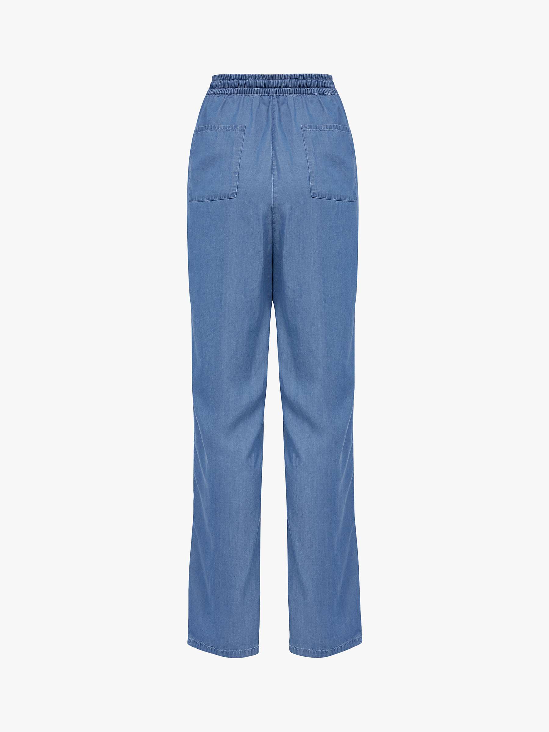 Celtic & Co. Chambray Joggers, Vintage Blue at John Lewis & Partners