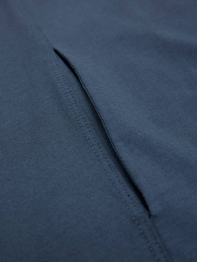 Celtic & Co. Button Through V-Neck Midi Dress, Slate Grey