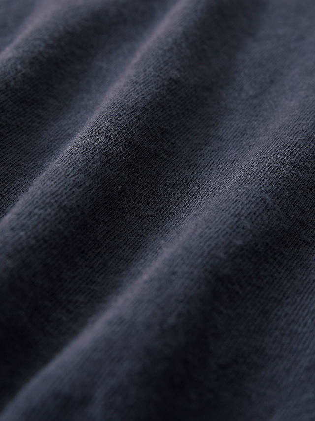 Celtic & Co. Linen/Cotton Short Sleeve Jumpsuit, Navy