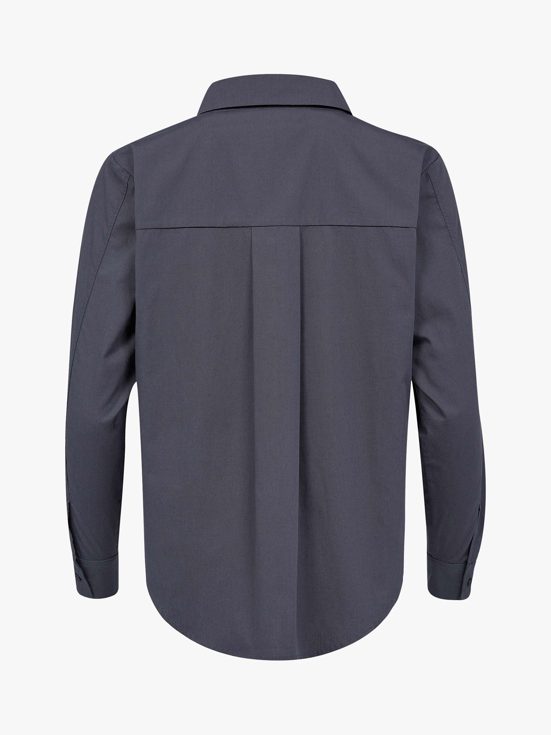 Buy Celtic & Co. Embroidery Detail Blouse, Slate Grey Online at johnlewis.com