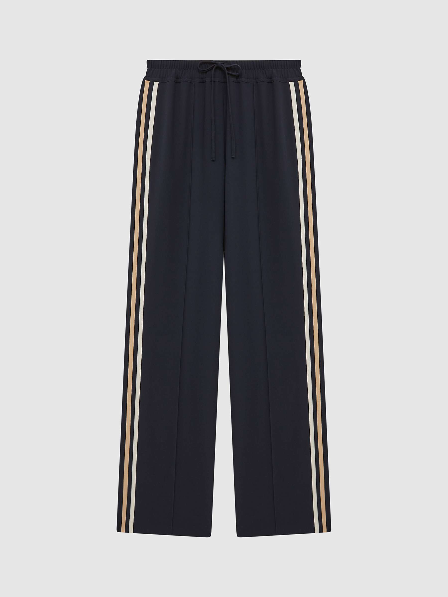 Buy Reiss Petite Odell Side Stripe Wide Leg Joggers Online at johnlewis.com