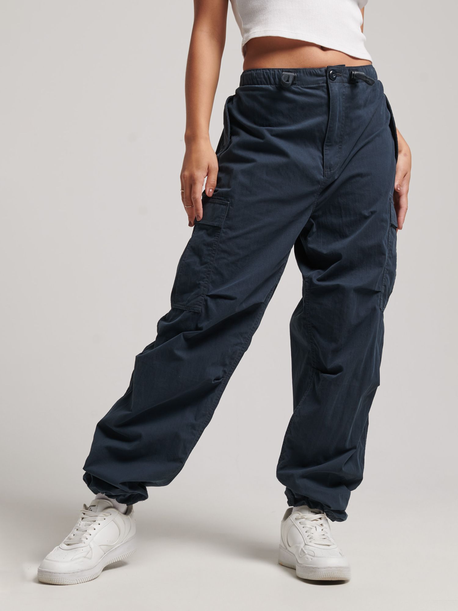 Men's Parachute Grip Trousers in Midnight Navy