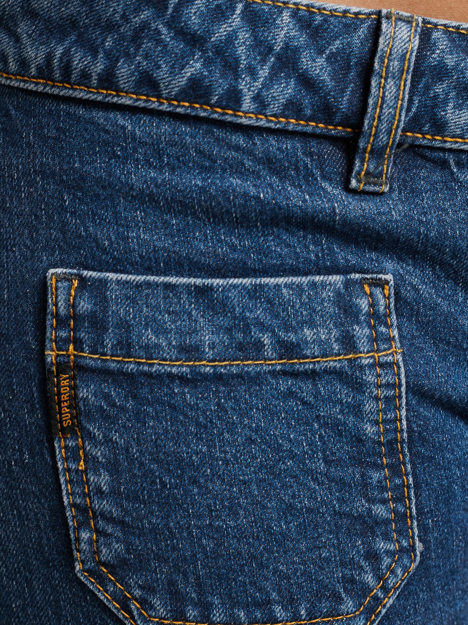 Superdry Organic Cotton Blend Vintage Low Rise Slim Flare Jeans, Van ...