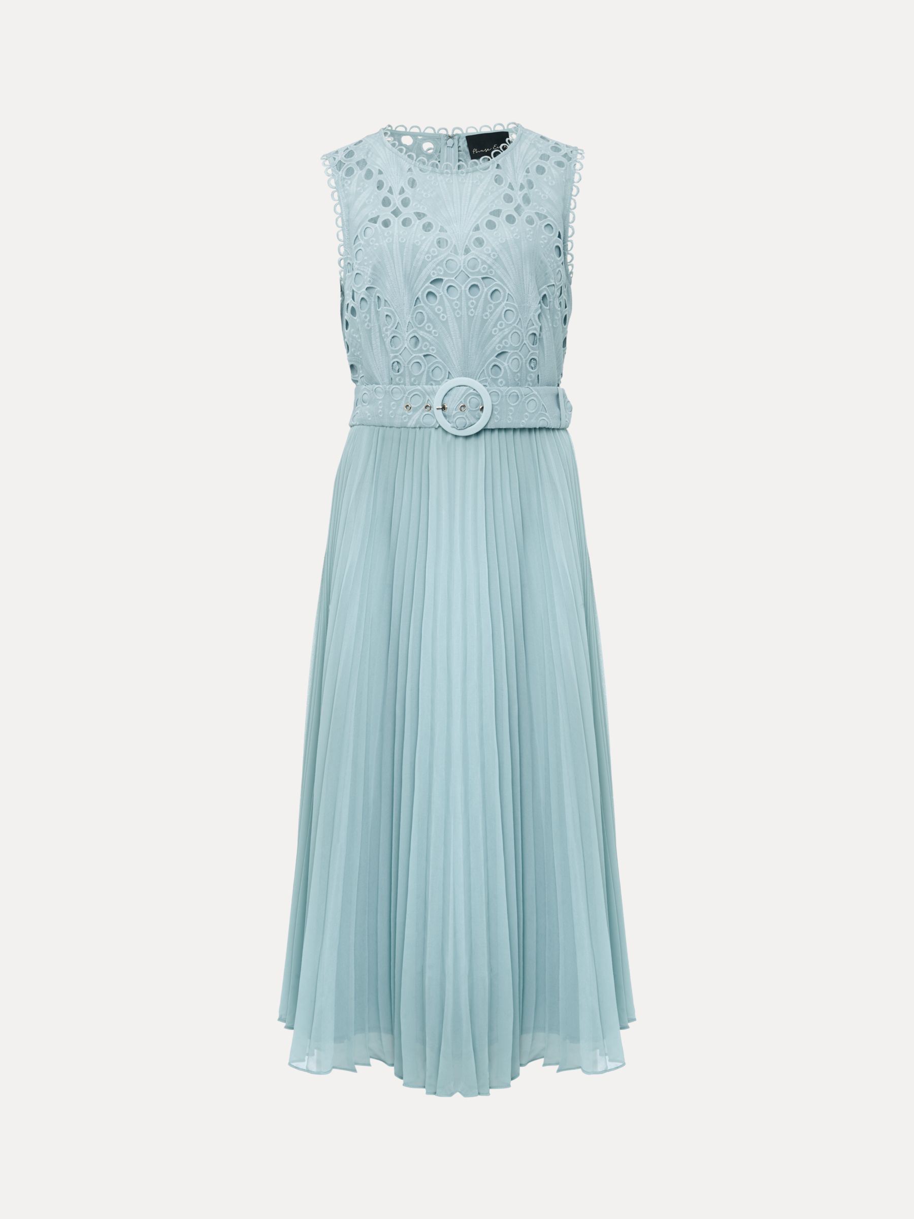 Buy Phase Eight Petite Amora Lace Bodice Dress, Peppermint Online at johnlewis.com