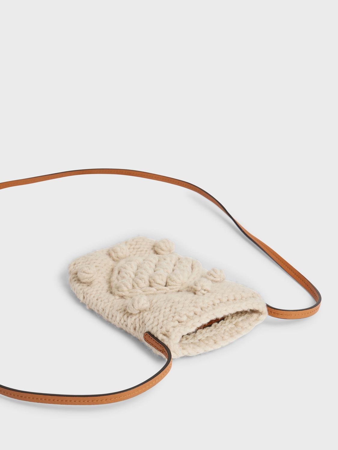 Gerard Darel Rosie Small Knitted Crossbody Bag, Natural, One Size