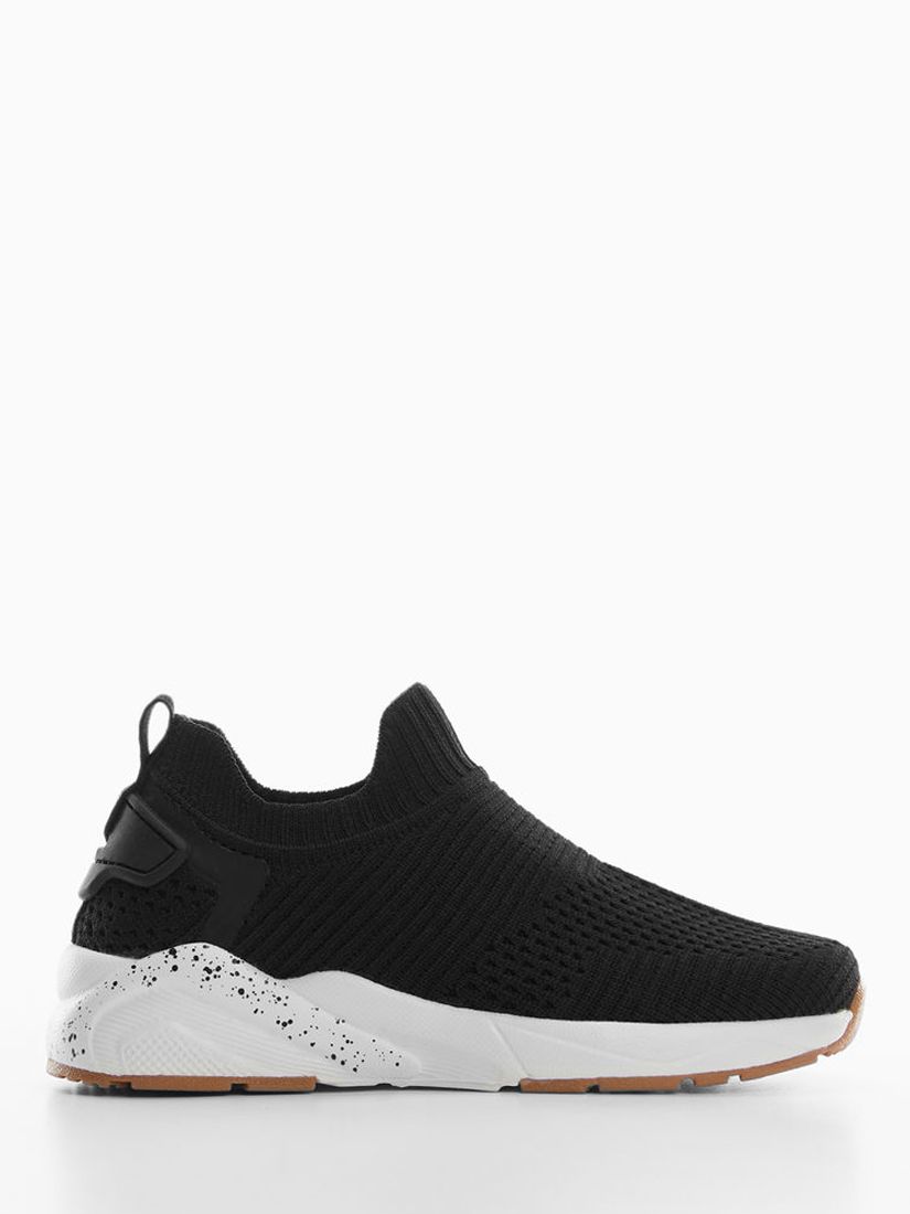 Girls black sock on sale trainers