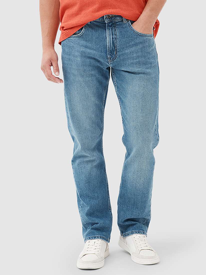 Buy Rodd & Gunn Timaru Relaxed Fit Italian Denim Jeans, Light Blue Online at johnlewis.com