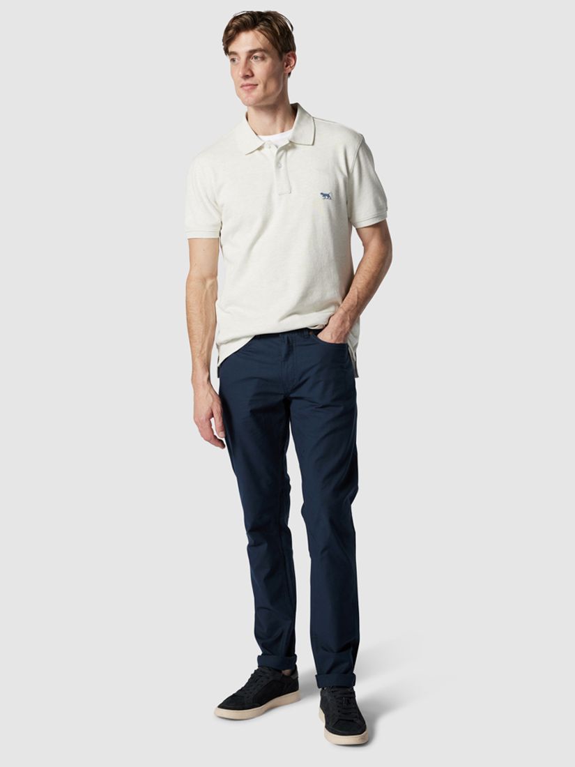 Rodd & Gunn Fabric Straight Fit Short Leg Length Jeans, Navy, 28S