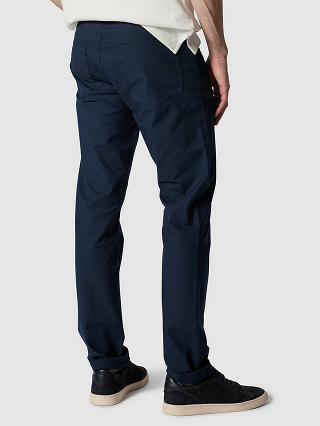 Rodd & Gunn Fabric Straight Fit Short Leg Length Jeans, Navy