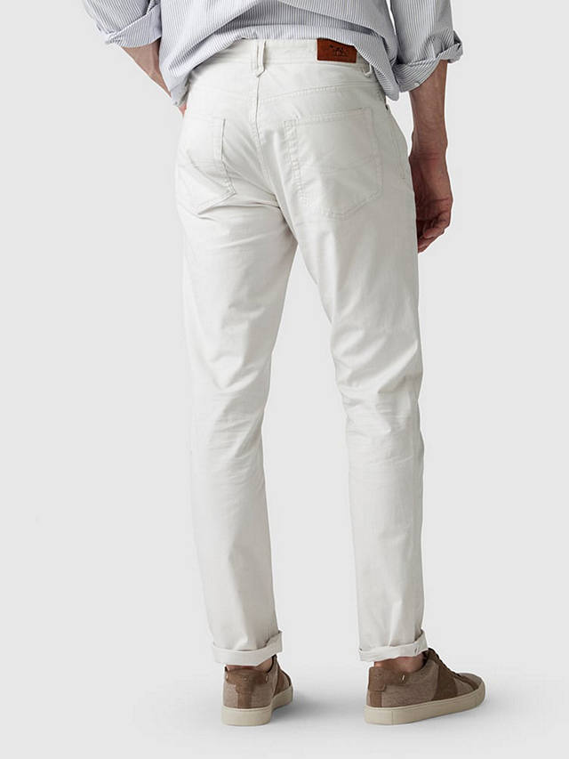 Rodd & Gunn Fabric Straight Fit Short Leg Length Jeans, Coconut