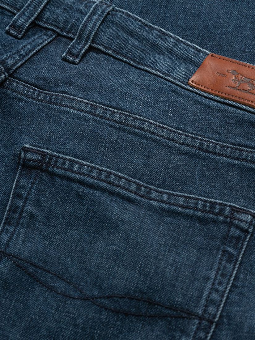 Rodd & Gunn Owaka Straight Fit Italian Denim Jeans, True Blue, 44S