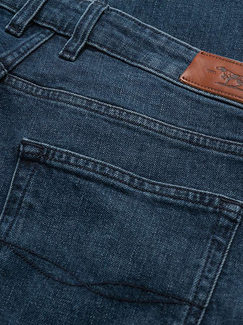 Buy Rodd & Gunn Owaka Straight Fit Italian Denim Jeans, True Blue Online at johnlewis.com