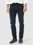 Rodd & Gunn Weston Straight Fit Italian Denim Jeans, Dark Blue