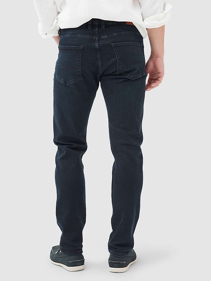 Buy Rodd & Gunn Weston Straight Fit Italian Denim Jeans, Dark Blue Online at johnlewis.com