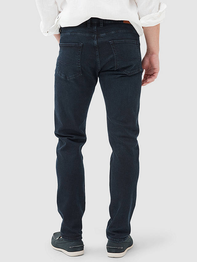 Rodd & Gunn Weston Straight Fit Italian Denim Jeans, Dark Blue