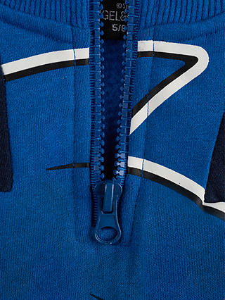 Angel & Rocket Kids' Sonic Graphic Quart Zip Sweatshirt, Blue