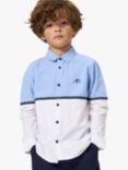 Angel & Rocket Kids' Hank Colourblock Shirt, Blue
