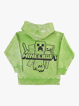 Angel & Rocket Kids' Minecraft Graphic Hoodie, Green
